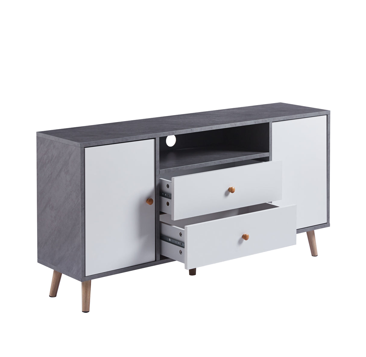 Rack de TV o Buffet con Cajones Nordic