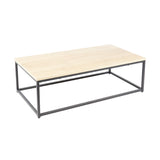 Mesa de centro rectangular 110x60 - Madera Clara