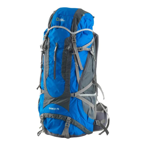 Mochila Camping Everest 75 Litros Azul National Geographic