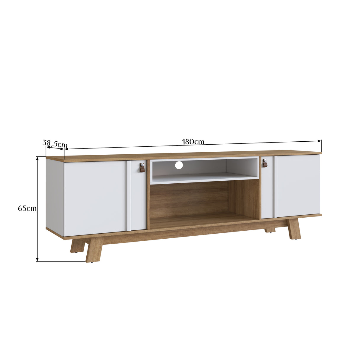 Rack Nova 180 Blanco Madera B126.087