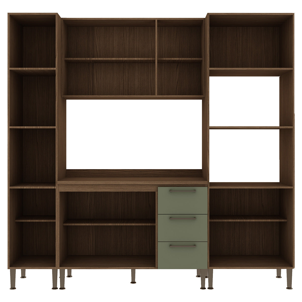 Muebles de Cocina Conecta - Ebano Fosco Alecrim CM0005.01