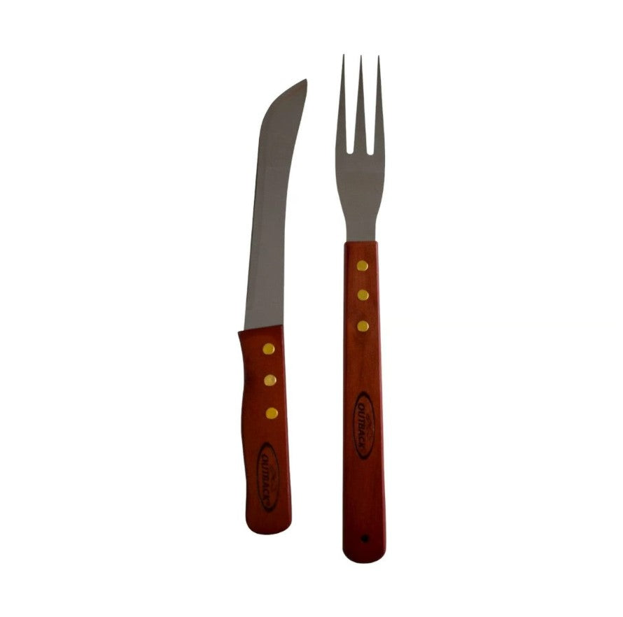 Set De Cubiertos Para Asado Outback 2 Piezas