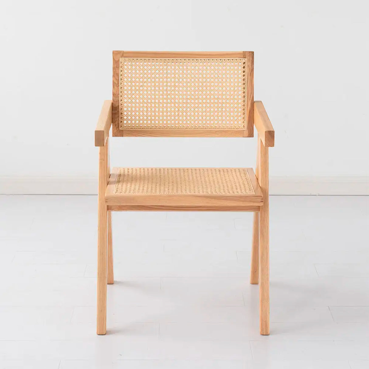 Silla Sitial Butaca Chandigarh Madera Rattan