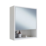 Gabinete de baño Nova con espejo Slim Blanco B85.038