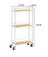 Carro Organizador Angosto con Ruedas 41 cm
