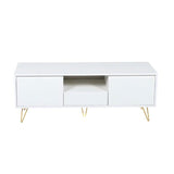 Rack de TV o Buffet con Cajones Simply White