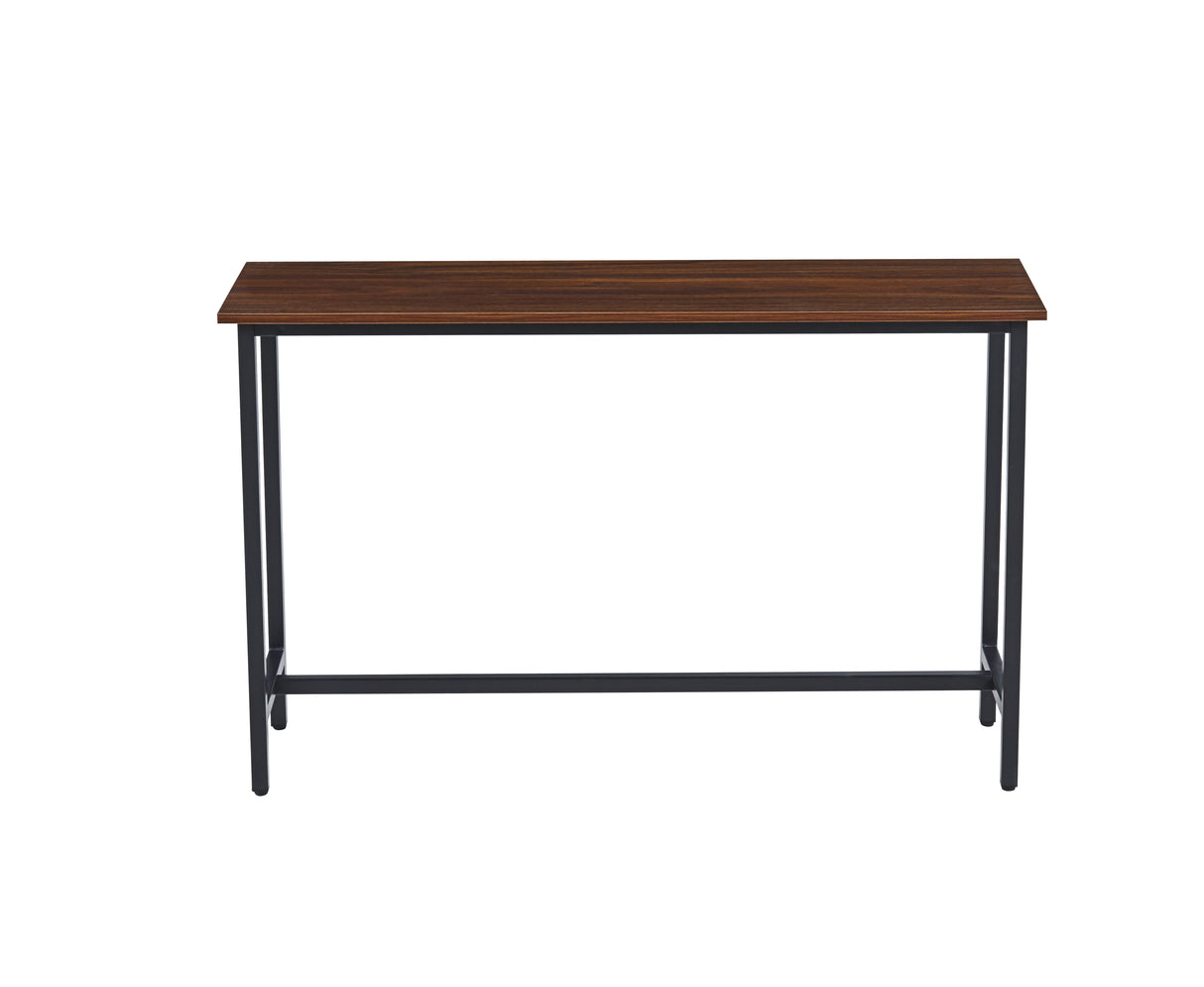 Mesa de Arrimo o Bar Alta Rustik - Madera Oscura Walnut