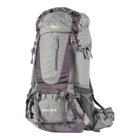 Mochila Camping Rocklake 60 Litros Gris National Geographic