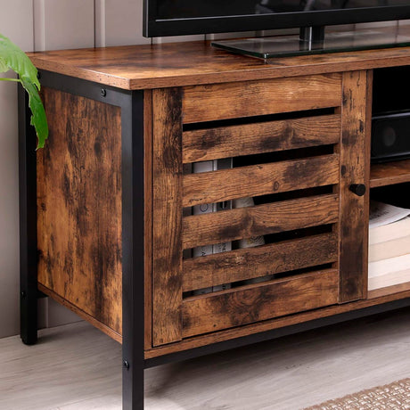 Rack de TV Rustik Madera Oscura Walnut