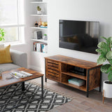 Rack de TV Rustik Madera Oscura Walnut