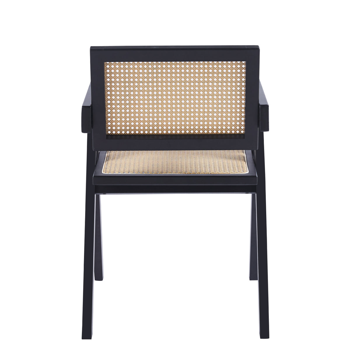 Silla Sitial Butaca Chandigarh Madera Rattan