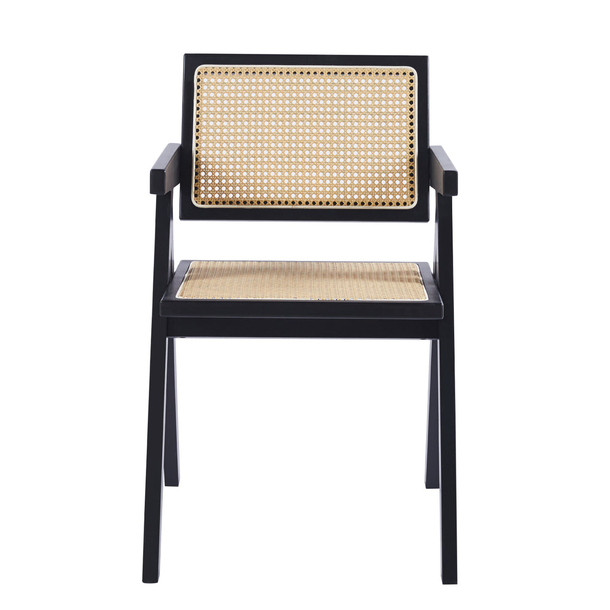 Silla Sitial Butaca Chandigarh Madera Rattan