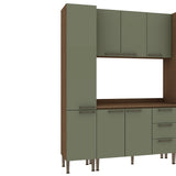Despensa Alta 2 Puertas de Cocina Conecta 400 - Alecrim 1308L.0001