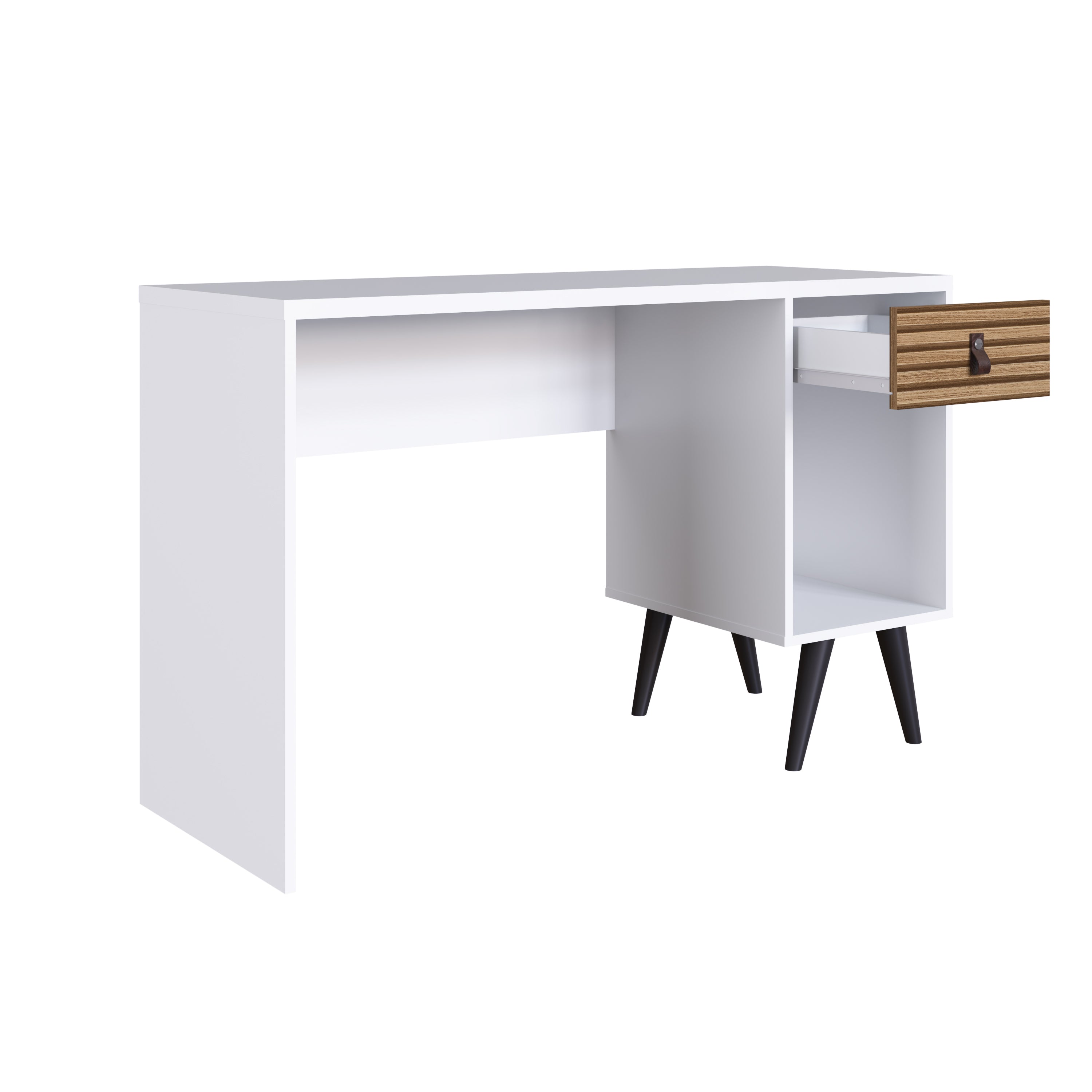 Escritorio amber 1 cajón 1 gaveta blanco 3007