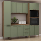 Despensa Alta 2 Puertas de Cocina Conecta 400 - Alecrim 1308L.0001