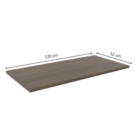 Cubierta tablero para mueble base 120x52x1.5 cm